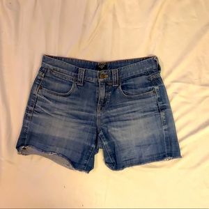 J Crew Stretch Denim Shorts